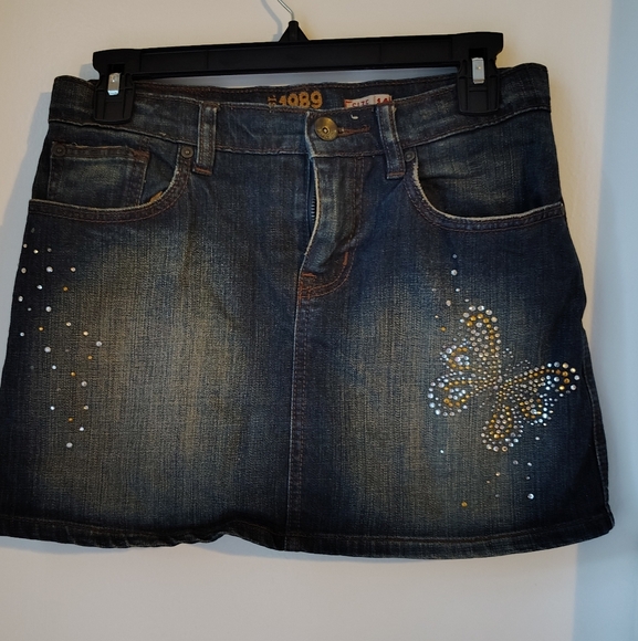 1989 Place Indigo Denim Skirt - Picture 4 of 4